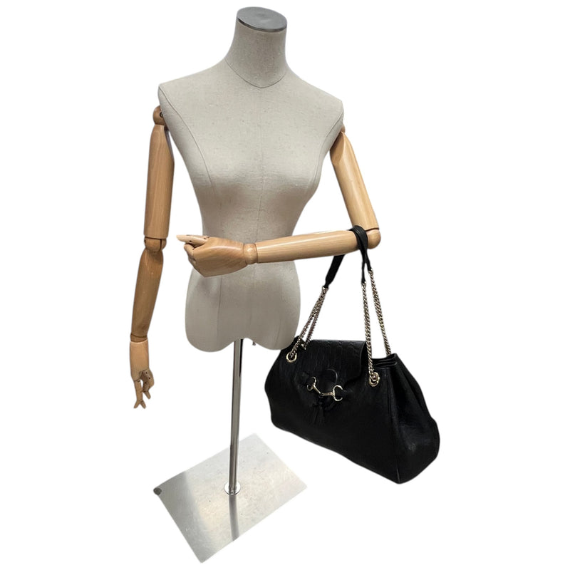 Women's Emily Guccissima Handbag Black