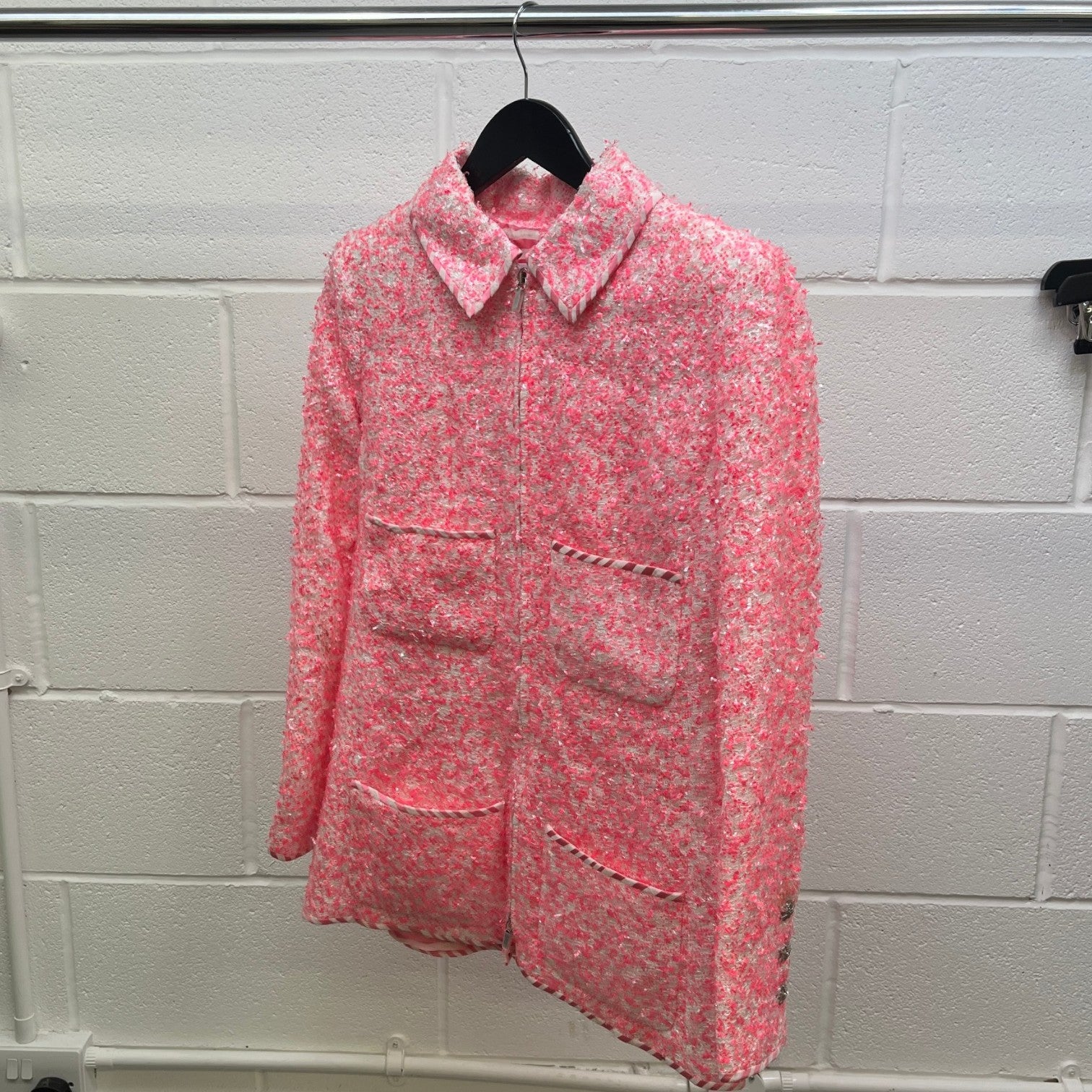 Women's 20S Blazer Jacket Pink Size IT 40 / UK 8 - Photo 8