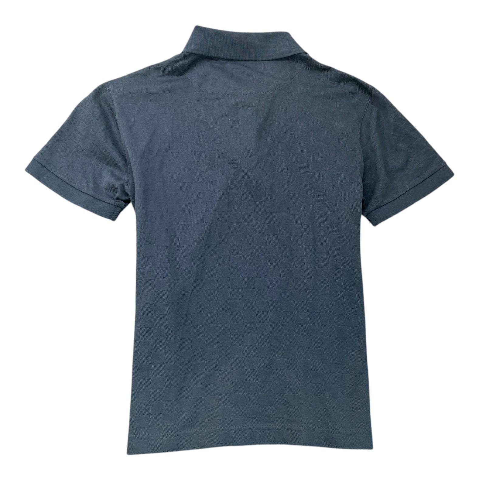 Men's Damier Polo Shirt Navy Size XS - Photo 2