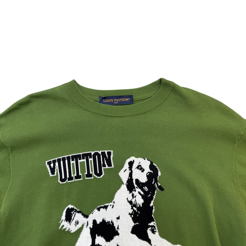 Men's Dalmatian T-Shirt Green Size M