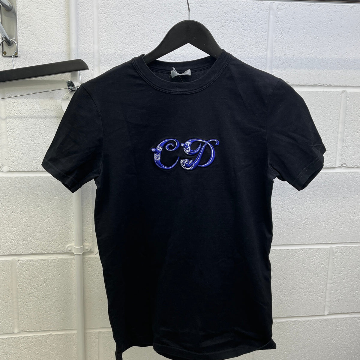 Men's x Kenny Scharf Embroidered Logo T-Shirt Black Size XS - Photo 7