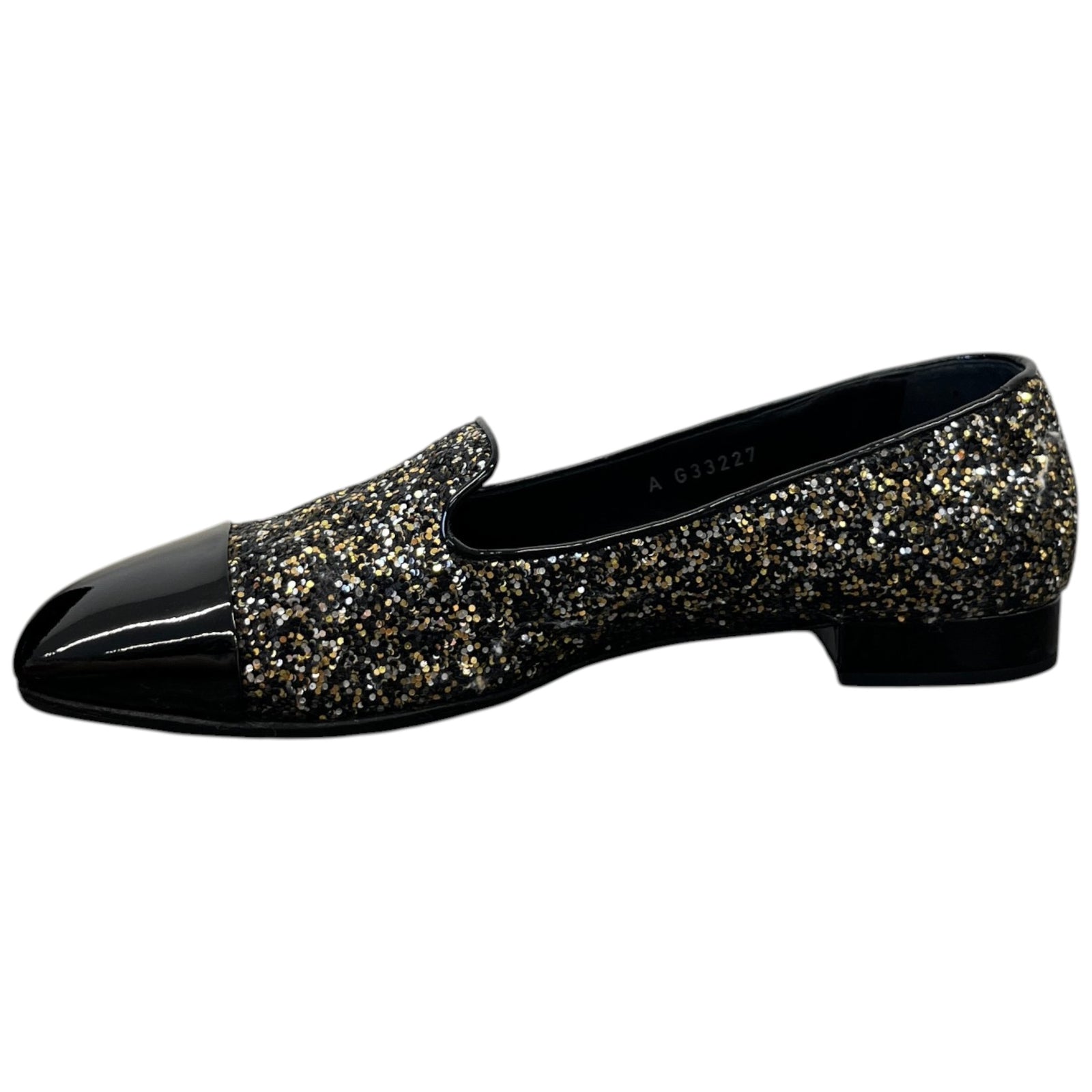 Women's Glitter Cap Toe Mules Black Size EU 38.5 / UK 5.5 - Photo 2