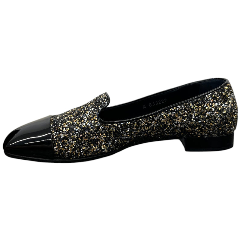 Women's Glitter Cap Toe Mules Black Size EU 38.5 / UK 5.5