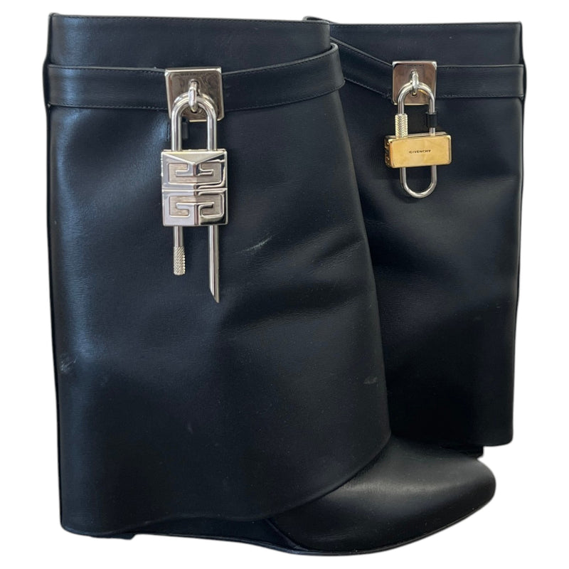Women's Shark Lock Ankle 90 Boots Black Size UK 6 / EU 39