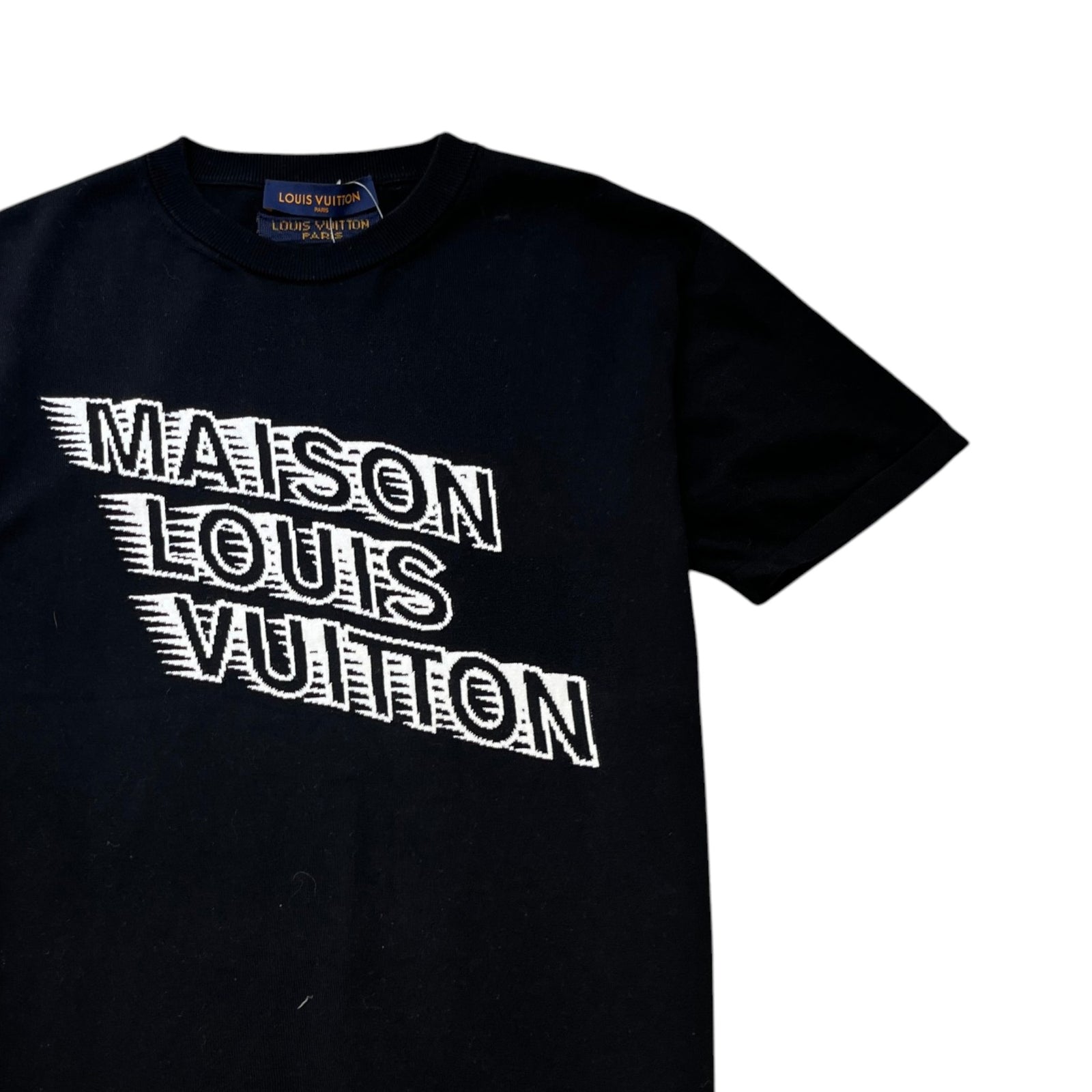 Men's Embroidered Logo T-Shirt Black Size M - Photo 3
