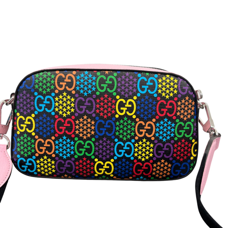 Women's GG Psychedelic Camera Crossbody Bag Pink