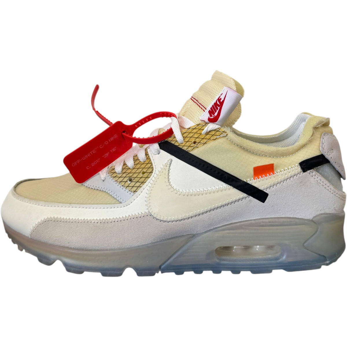 Men's x Nike Air Max 90 "The Ten" Low Trainers Cream Size UK 10 / EU 44 - Photo 4