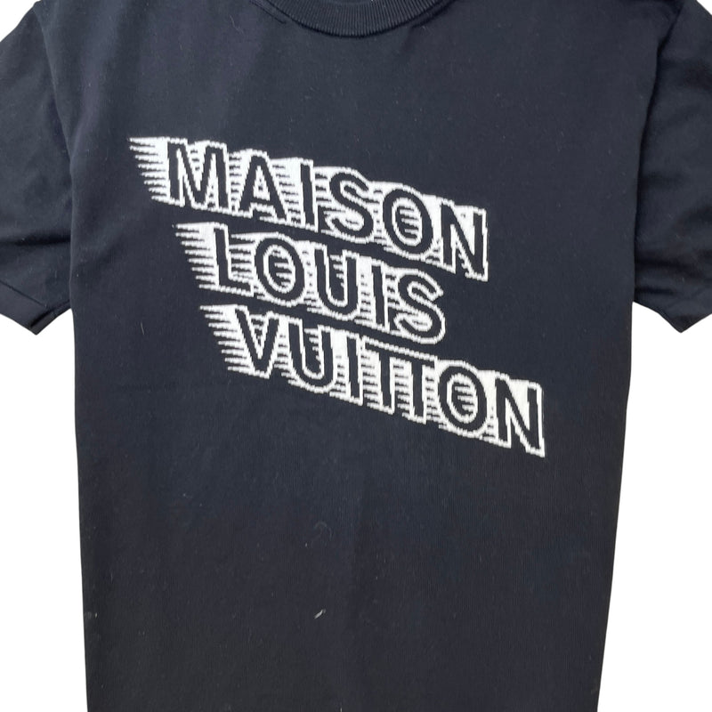 Men's Embroidered Logo T-Shirt Black Size M