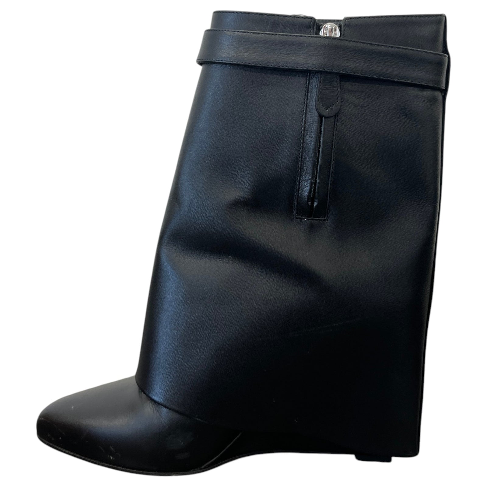 Women's Shark Lock Ankle 90 Boots Black Size UK 6 / EU 39 - Photo 2