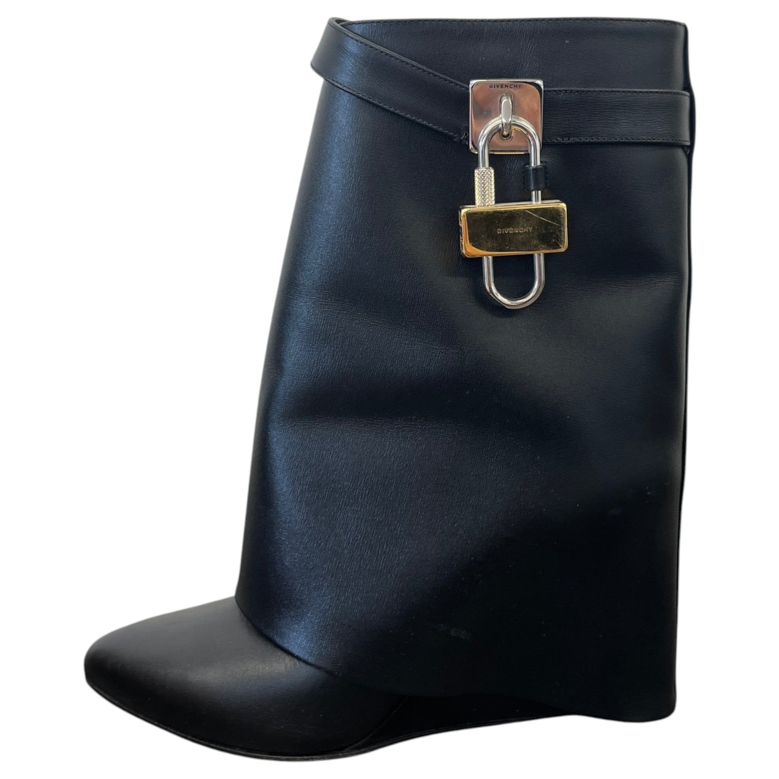 Women's Shark Lock Ankle 90 Boots Black Size UK 6 / EU 39 - Photo 5