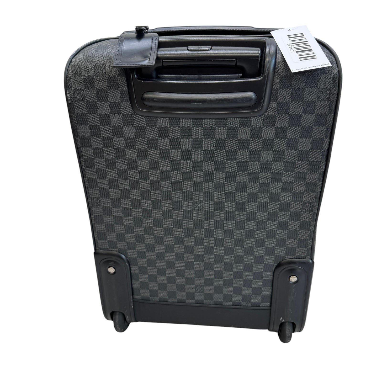 Men's Pégase Légère 55 Damier Graphite Suitcase Black - Photo 2