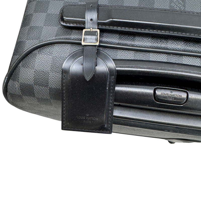 Men's Pégase Légère 55 Damier Graphite Suitcase Black