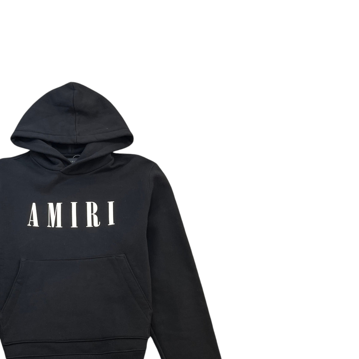 Men's Logo Print Hoodie Black Size M - Photo 3
