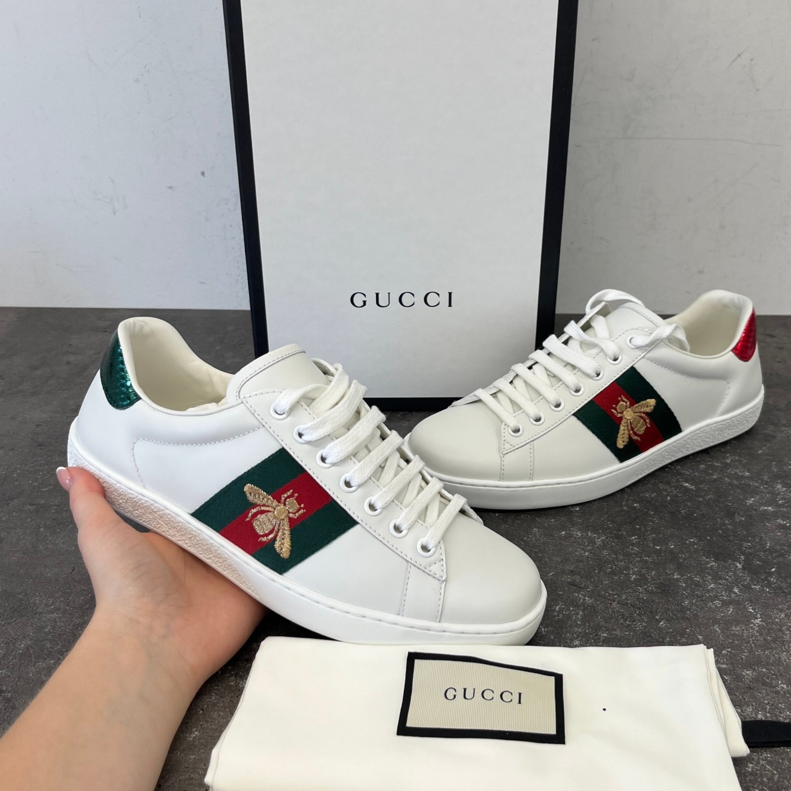 Women's Ace Low Trainers White Size EU 38 / UK 5 - Photo 12