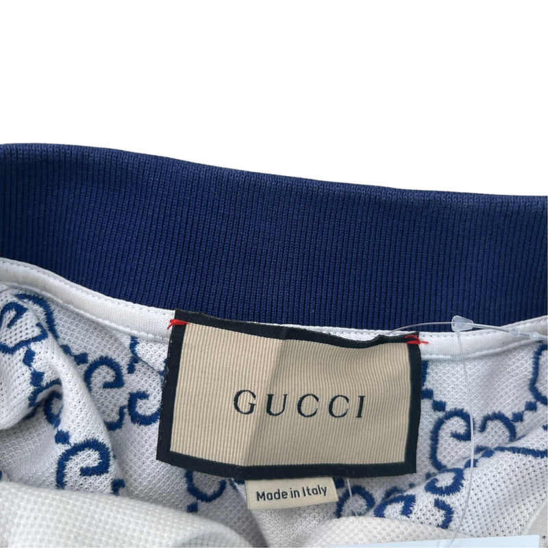 Women's GG Supreme Polo Shirt White Size S / UK 8