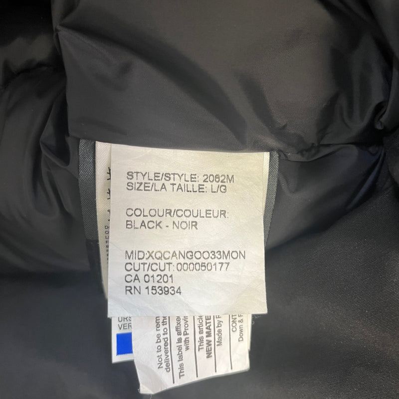 Men's Langford Down Jacket Black Size L