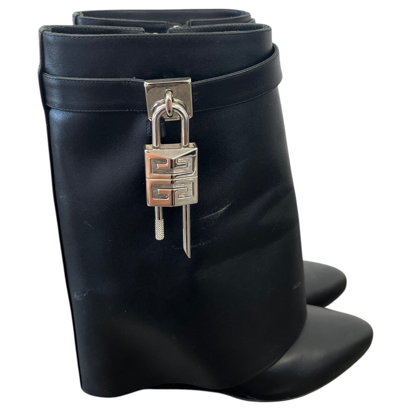 Women's Shark Lock Ankle 90 Boots Black Size UK 6 / EU 39