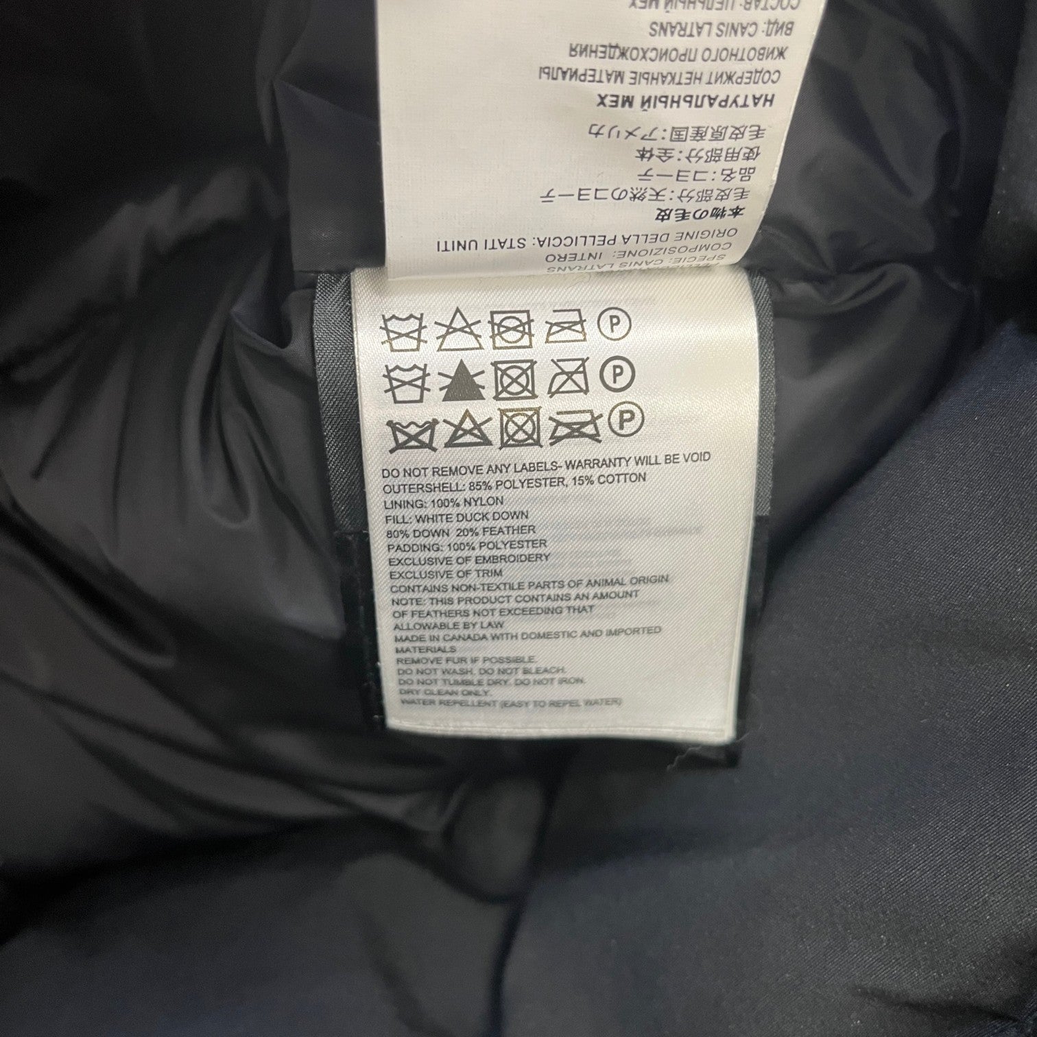 Men's Langford Down Jacket Black Size L - Photo 9