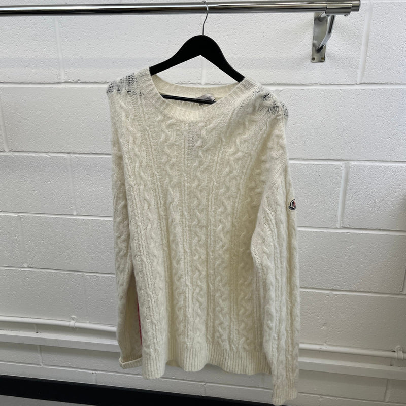 Women's Girocollo Jumper Cream Size XL