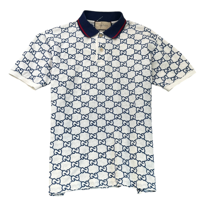 Women's GG Supreme Polo Shirt White Size S / UK 8