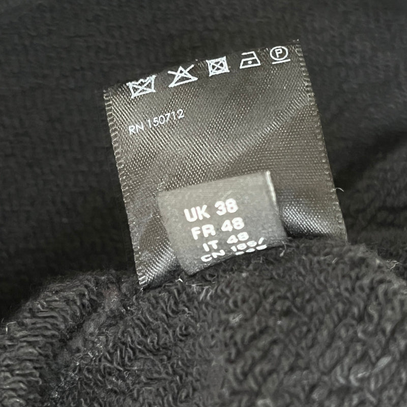 Men's Logo Print Hoodie Black Size M