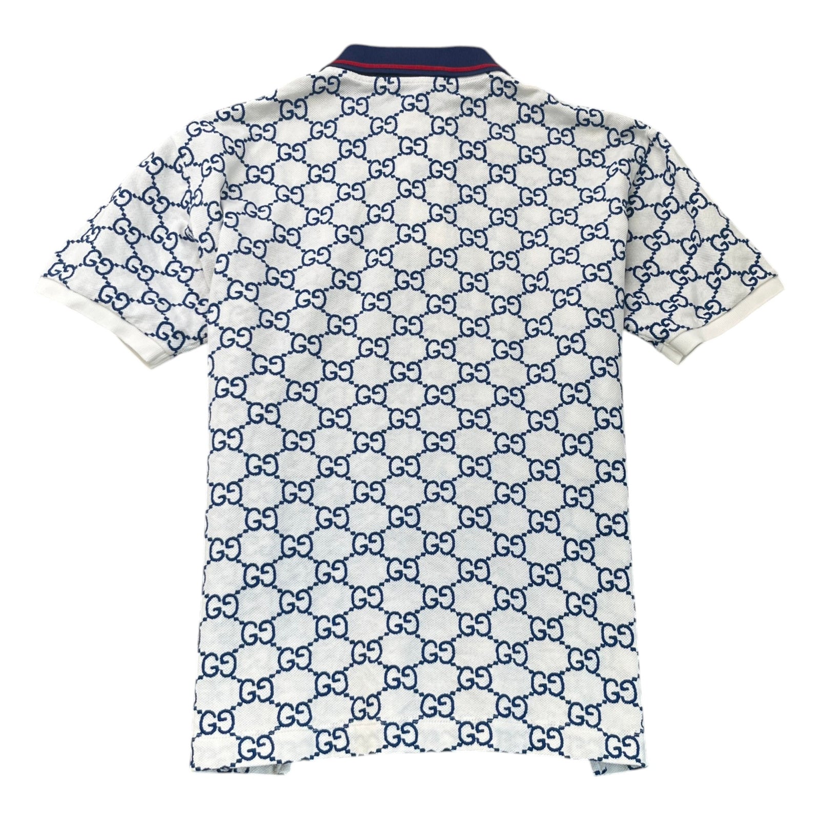 Women's GG Supreme Polo Shirt White Size S / UK 8 - Photo 2