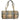 Women's Checkered The Barrel Bag Beige