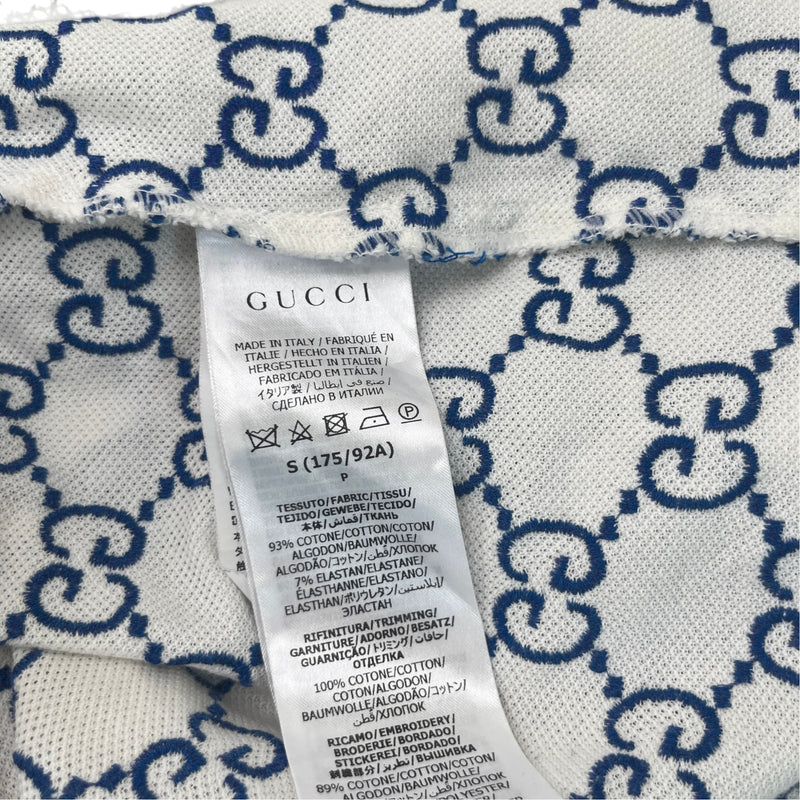 Women's GG Supreme Polo Shirt White Size S / UK 8