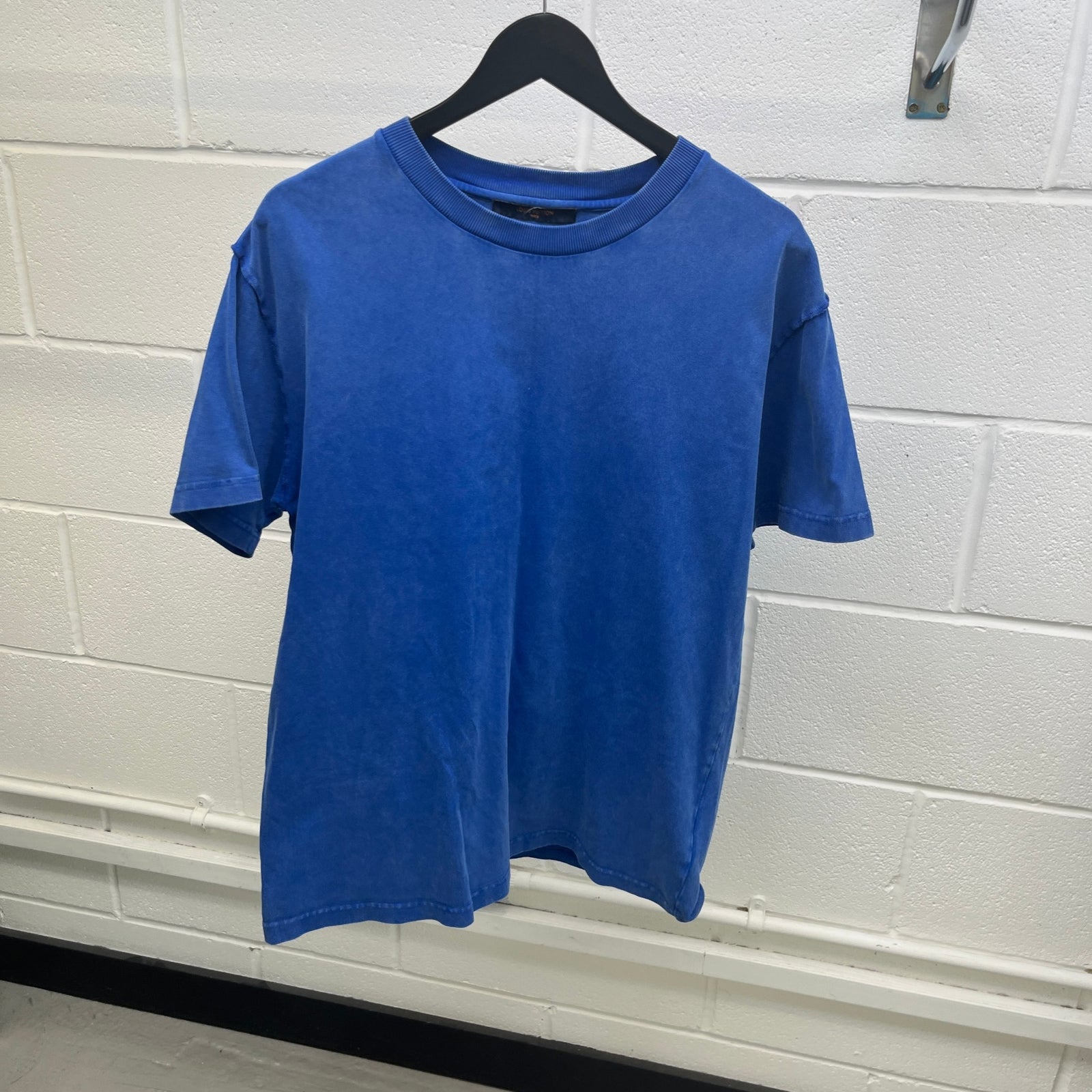 Men's Inside-Out T-Shirt Blue Size M - Photo 9