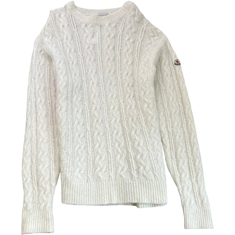 Women's Girocollo Jumper Cream Size XL