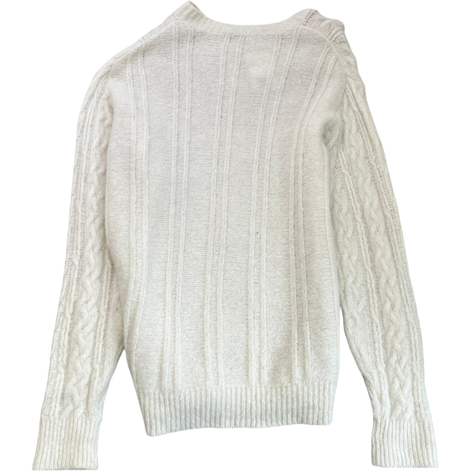 Women's Girocollo Jumper Cream Size XL - Photo 2