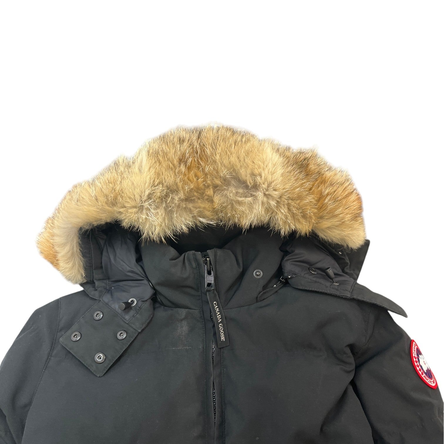 Women's Chelsea Parka Down Jacket Black Size XL - Photo 5