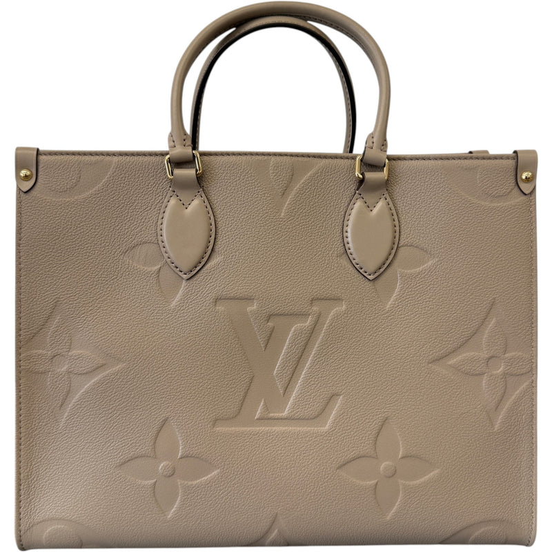 Women's Monogram Empreinte OnTheGo MM Handbag Beige