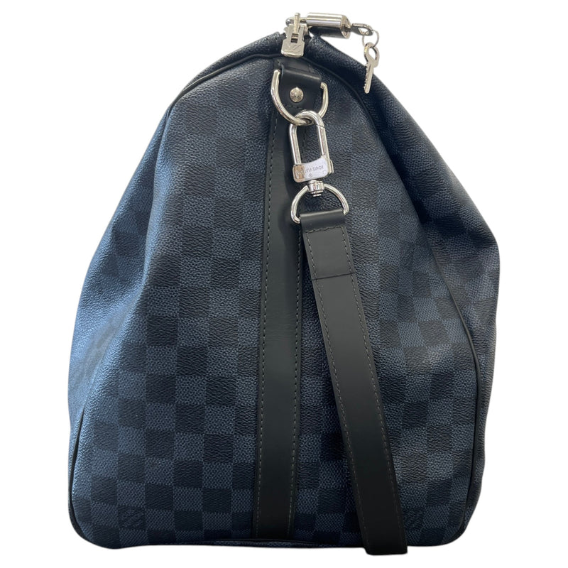 Men's Damier Cobalt Jungle Keepall Bandouliere 55 Bag Navy