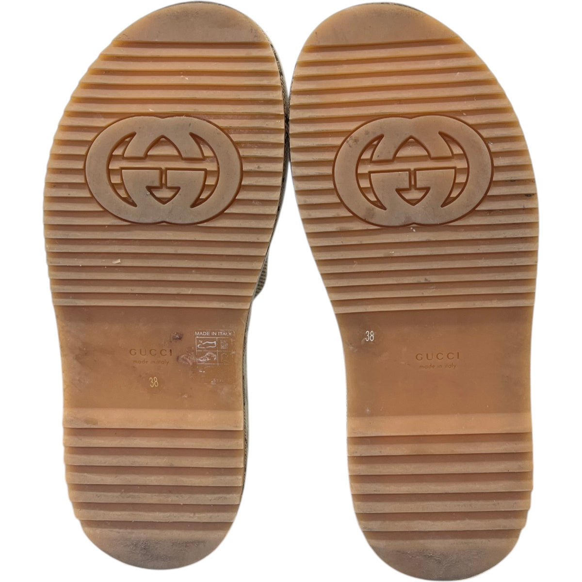Women's GG Supreme Angelina Slides Beige Size UK 5 / EU 38 - Photo 9