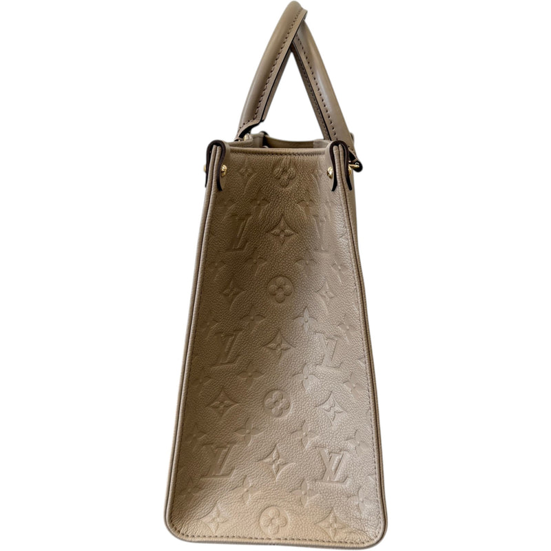 Women's Monogram Empreinte OnTheGo MM Handbag Beige