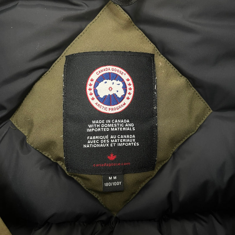 Men's Chilliwack Bomber Down Jacket Khaki Size M