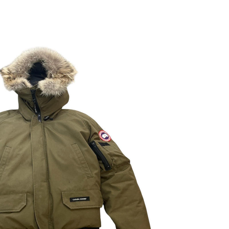 Men's Chilliwack Bomber Down Jacket Khaki Size M