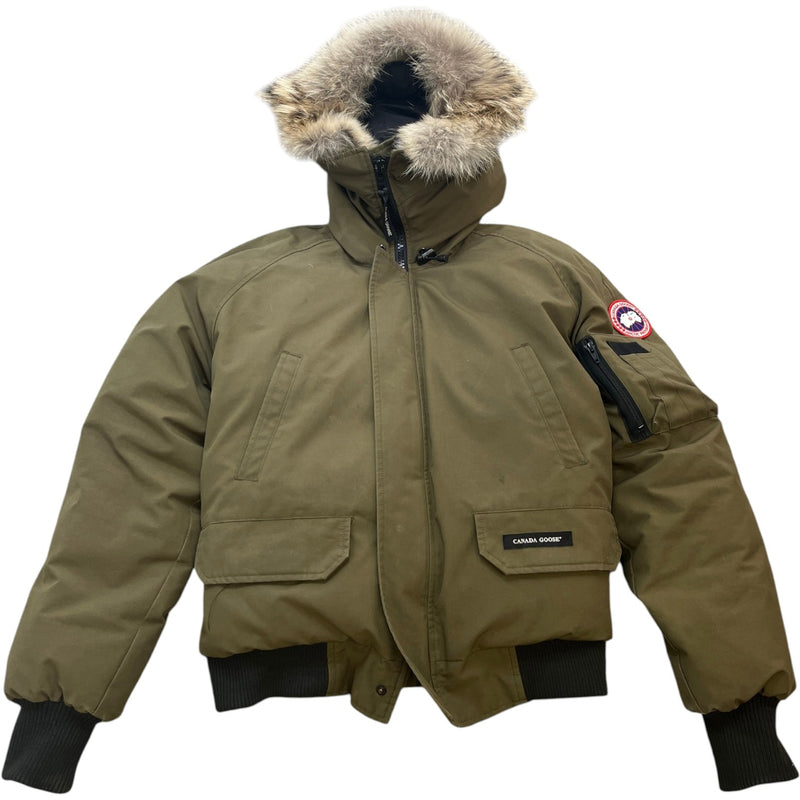 Men's Chilliwack Bomber Down Jacket Khaki Size M