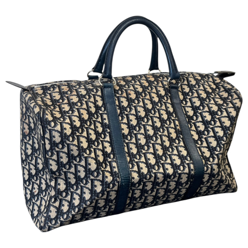 Women's Oblique Boston Bag Navy