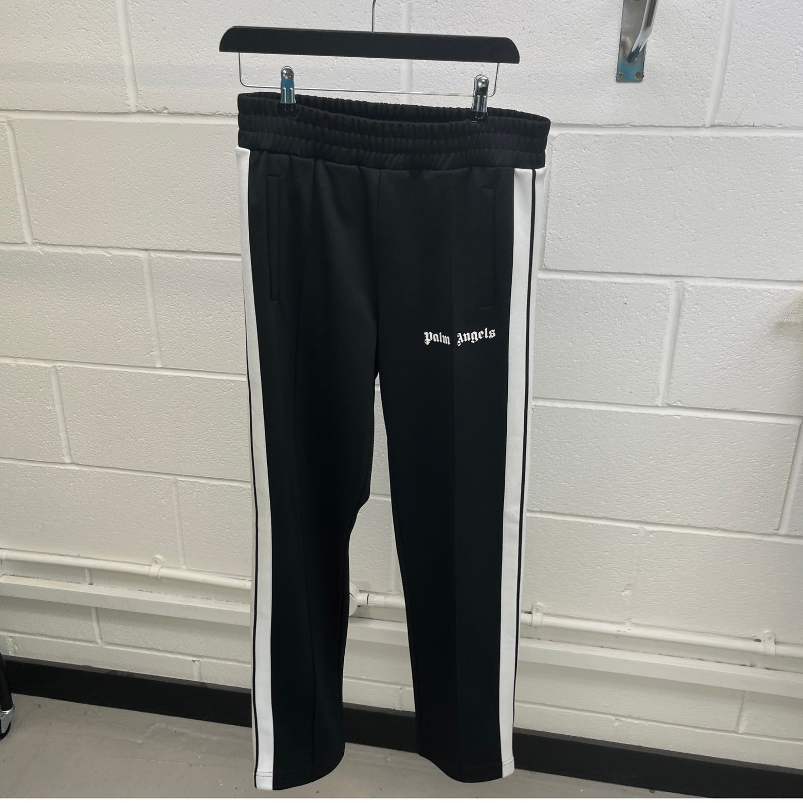 Men's Logo Print Track Joggers Black Size M / W32 - Photo 8