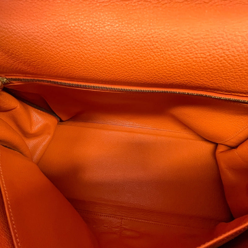 Women's Kelly 35 Retourne Clemence Bag Orange