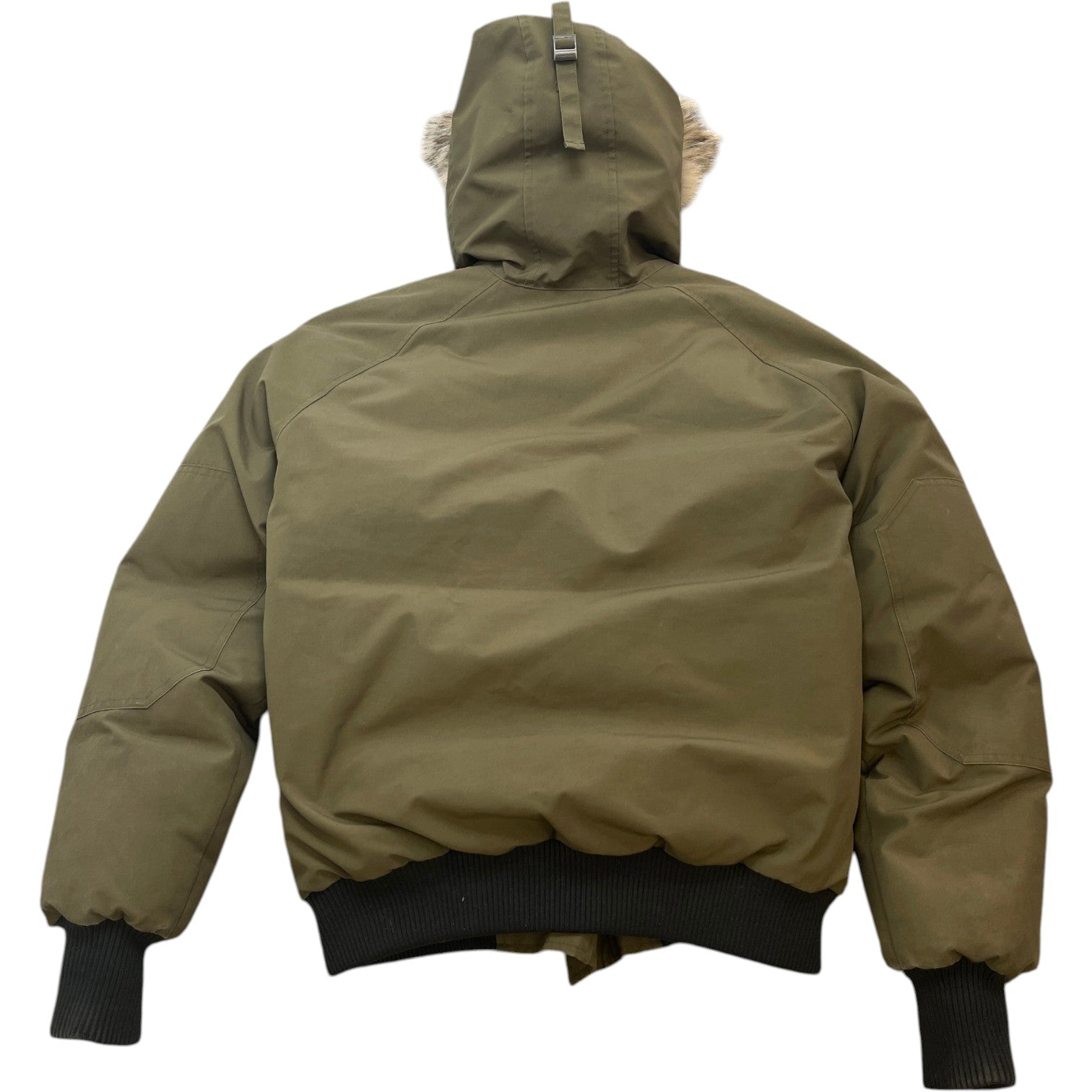 Men's Chilliwack Bomber Down Jacket Khaki Size M - Photo 2