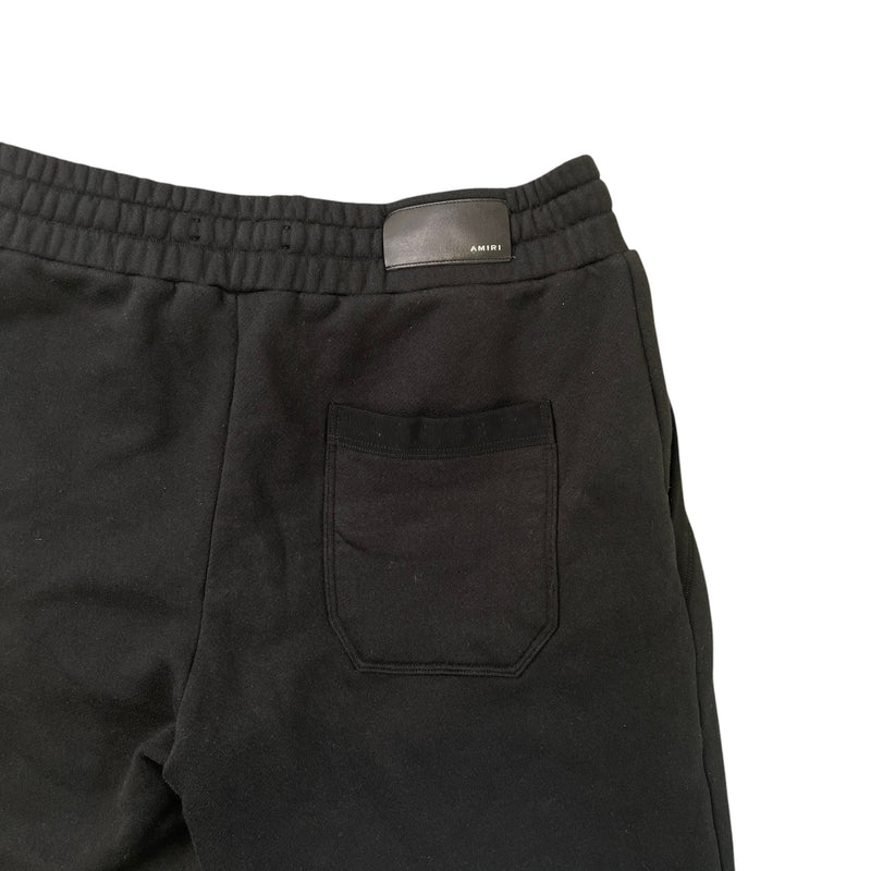 Men's Distressed Core Sweat Shorts Black Size L
