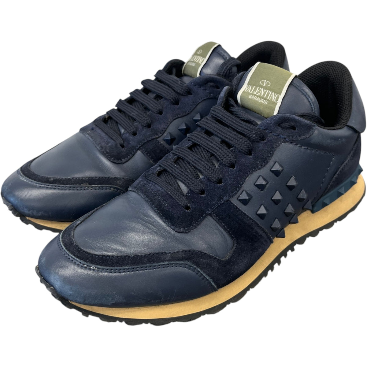 Men's Rockrunner Low Trainers Navy Size UK 7 / EU 41 - Photo 8