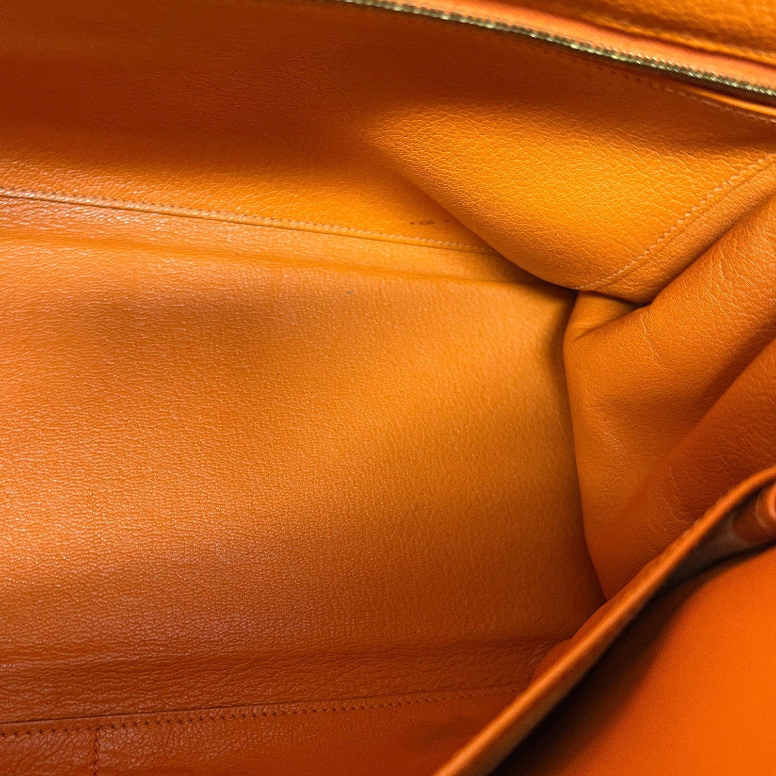 Women's Kelly 35 Retourne Clemence Bag Orange - Photo 17