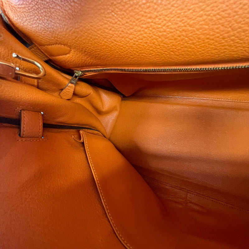 Women's Kelly 35 Retourne Clemence Bag Orange