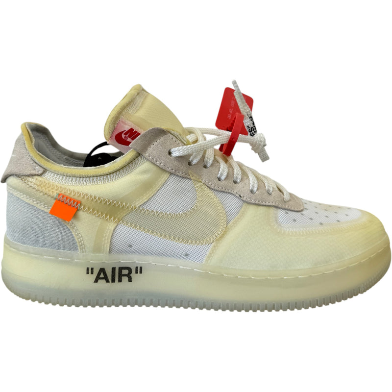 Men's Air Force 1 Low x Off-White The Ten / OG White/Sail Low Trainers Cream Size UK 9.5 / EU 43.5