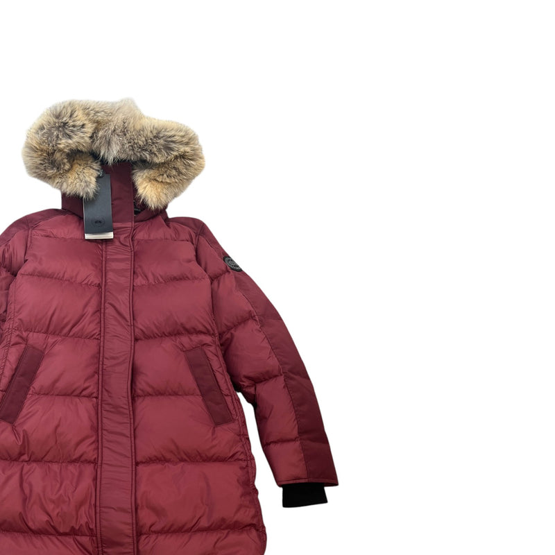 Women's Rowley Parka Down Jacket Burgundy Size L