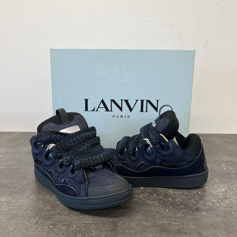 Men's Curb Skate Low Trainers Navy Size UK 8 / EU 42